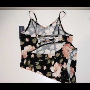 AMERICAN EAGLE FLORAL BODYSUIT